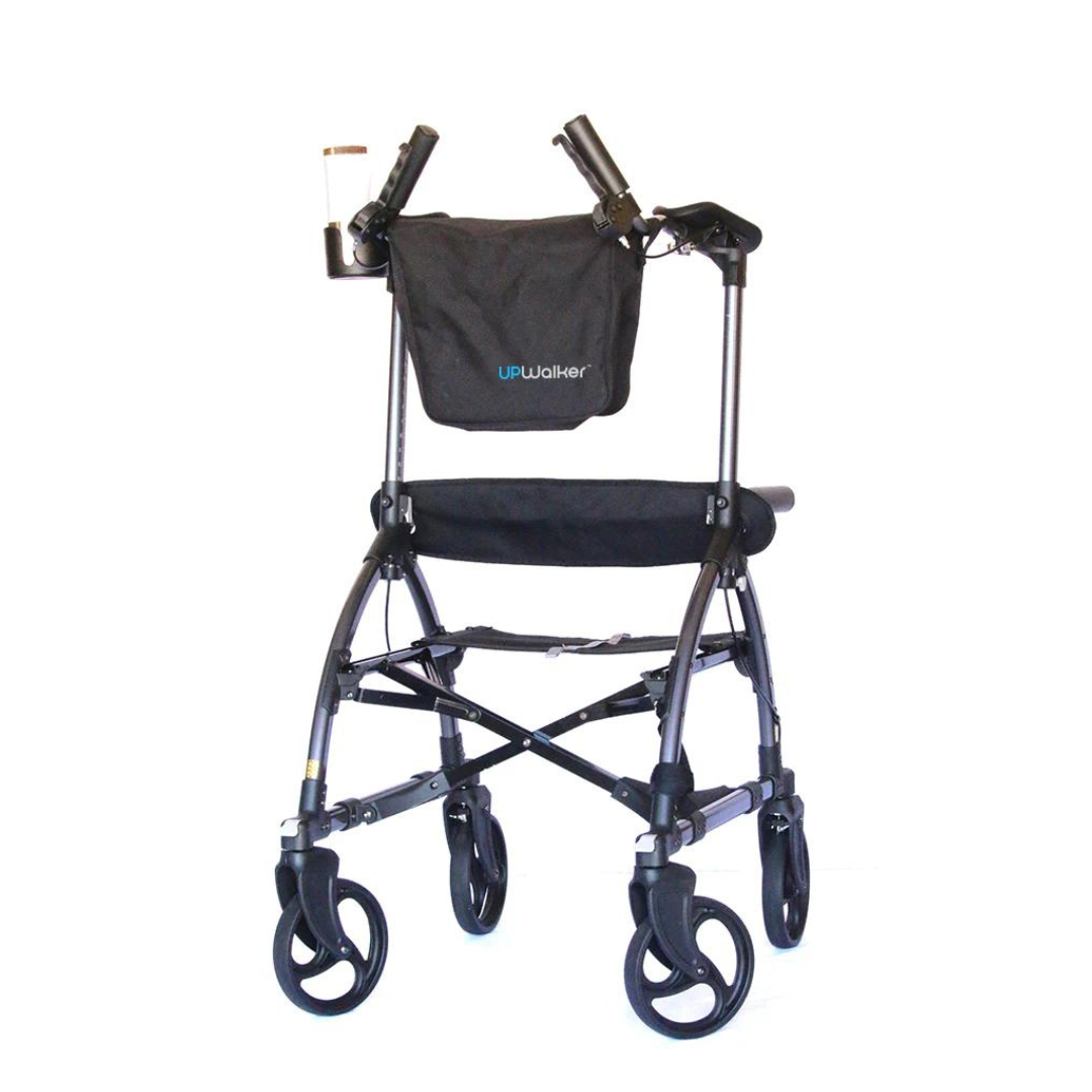 LifeWalker Mobility UPWalker - Innovative Upright Folding Rolling Walker - Senior.com Upright Walkers